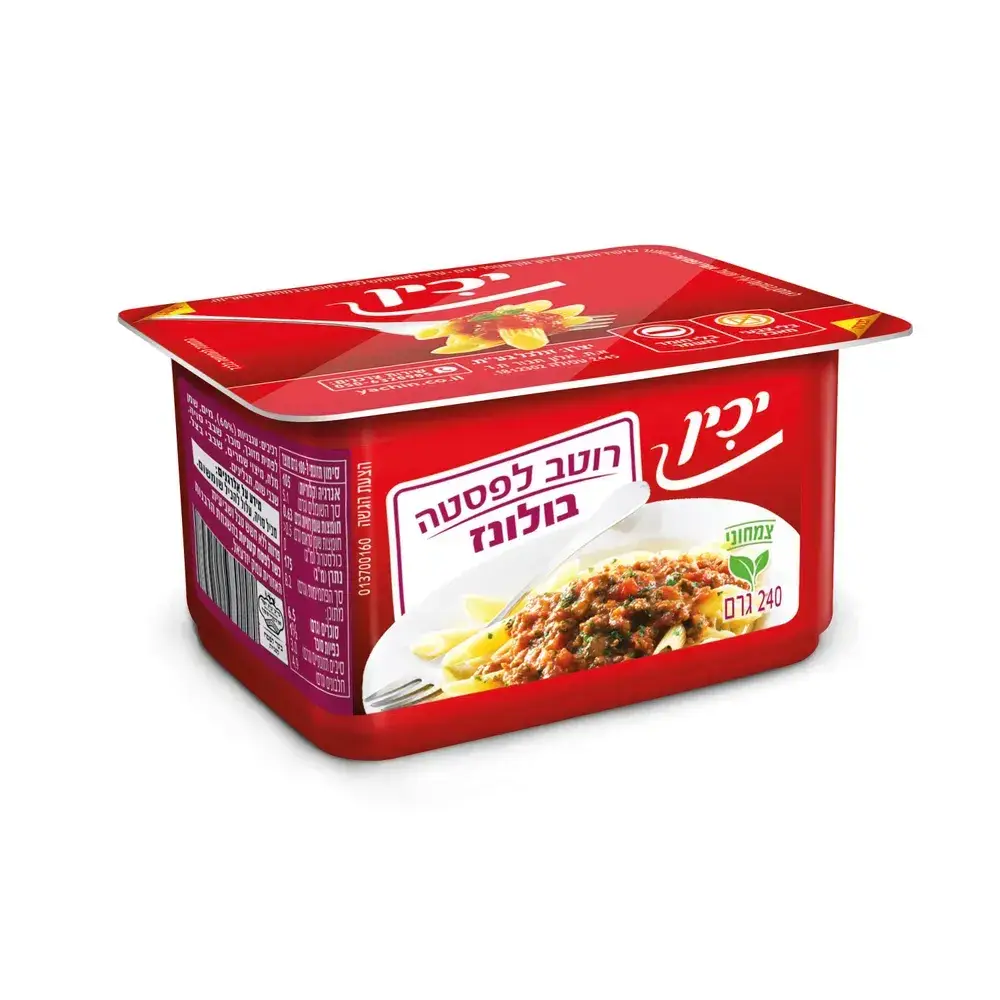 רוטב בולונז לפסטה צמחי 260 גרם יכין