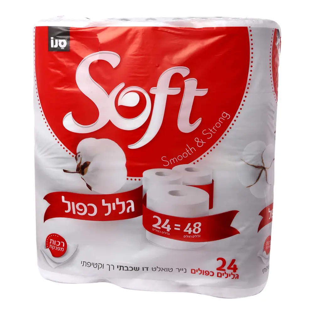 נייר טואלט סופט ג'מבו 24 גלילים