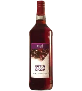 מיץ ענבים תירוש אדום אפרת  1 ליטר