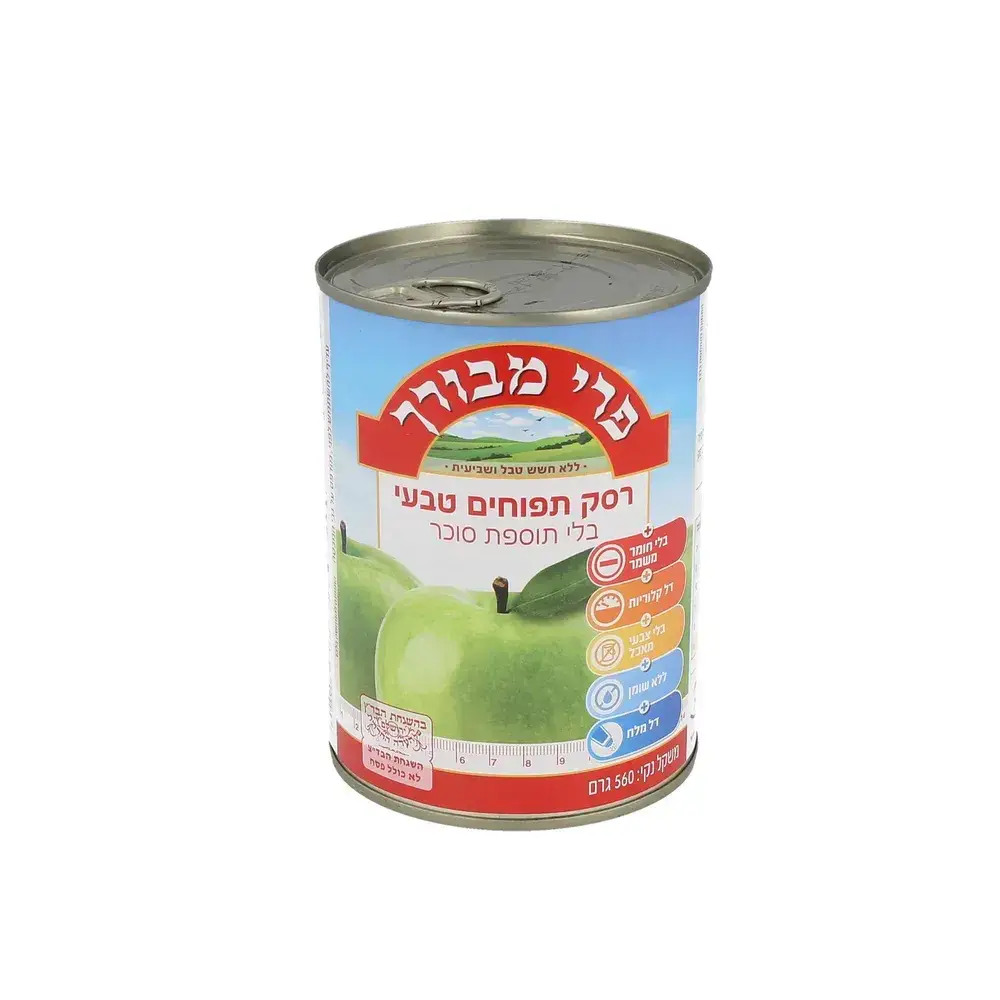 רסק תפוע טבעי בלי תוספת סוכר פרי מבורך