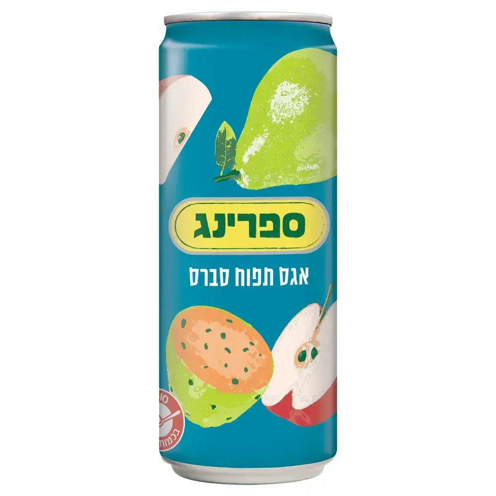 ספרינג נקטר אגס תפוח סברס 330 מ"ל
