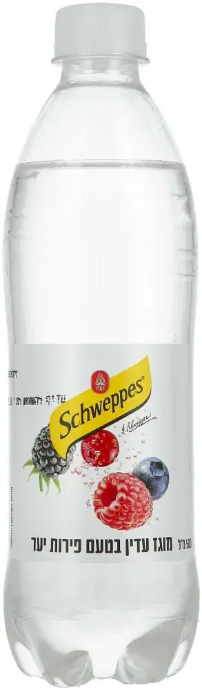 שוופס מוגז עדין פירות יער 500 מל