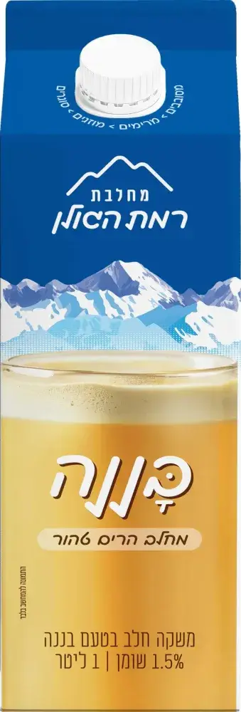 משקה חלב בטעם בננה 1.5%  1 ליטר