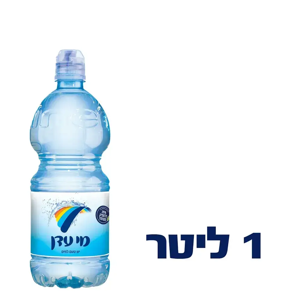 מי עדן 1 ליטר פקק ספורט בקבוק 16 יח'