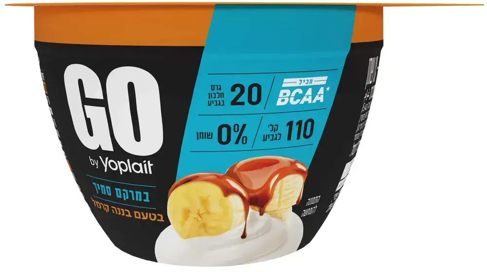 יוגורט גו סמיך 0% בננה קרמל