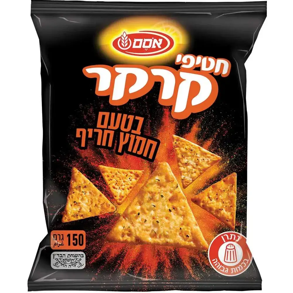 חטיפי קרקר חמוץ חריף 150 גרם