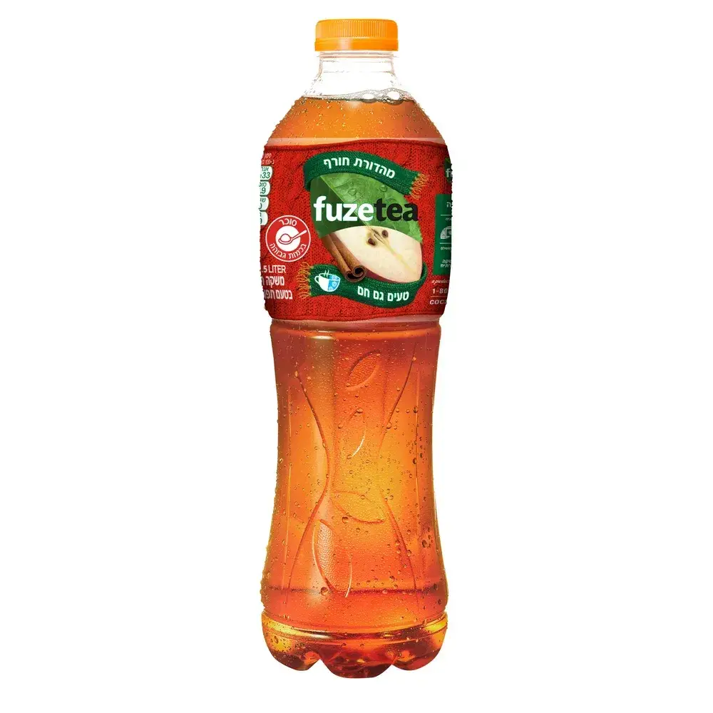 FUZE tea אפרסק 1.5 ליטר פיקדון