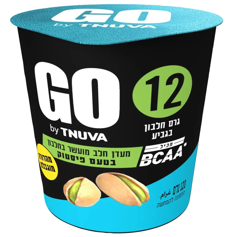 מעדן חלבון 12 גרם תנובה טעם פיסטוק