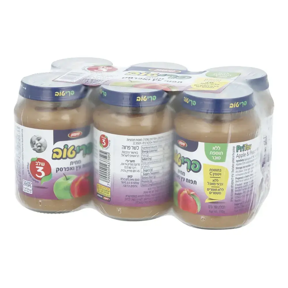 שישיית פריטוב אפרסק 190 גר'