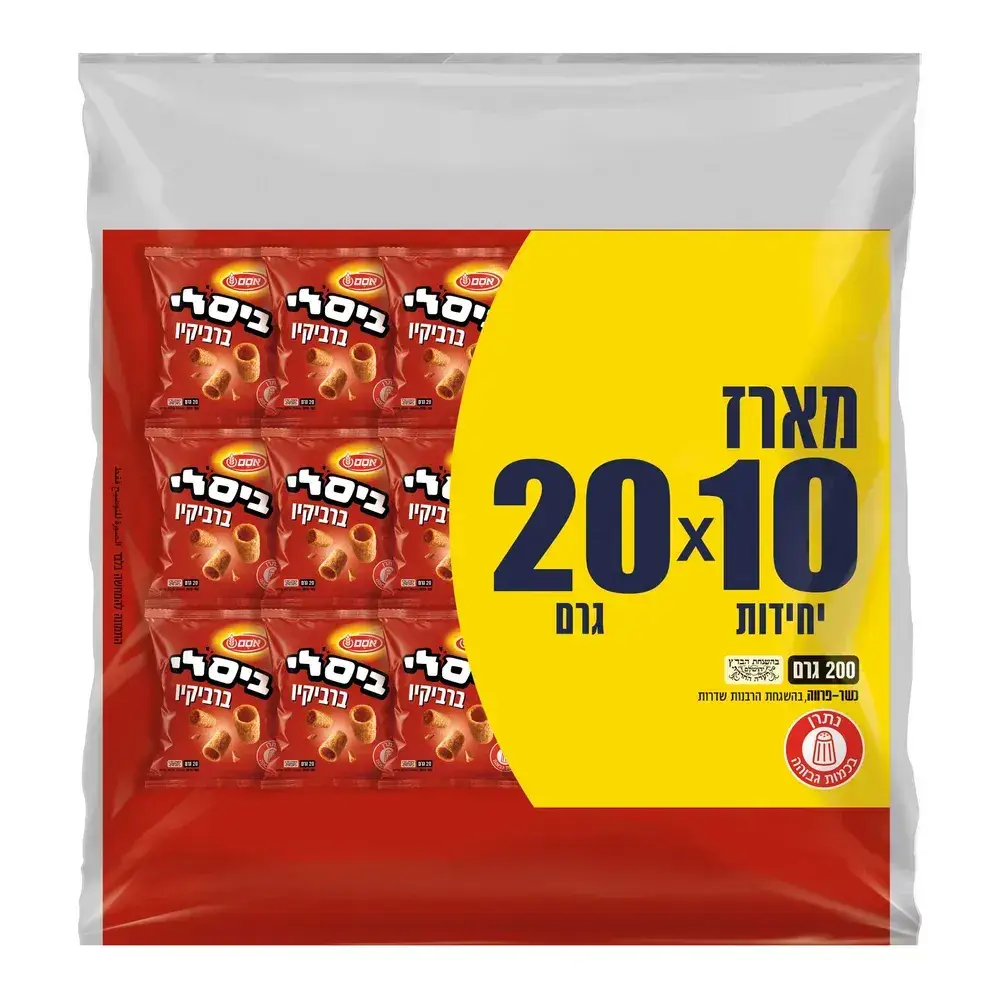 ביסלי ברביקיו 10 * 20 גרם