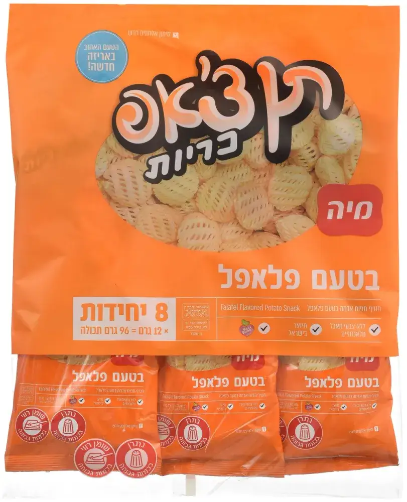 מארז תן צ'אפ כריות בטעם פלאפל 12 גרם -חדש-