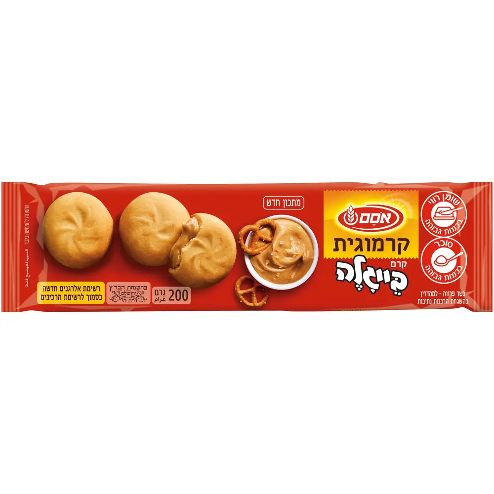 אסם קרמוגית קרם בייגלה 12*200ג 2022