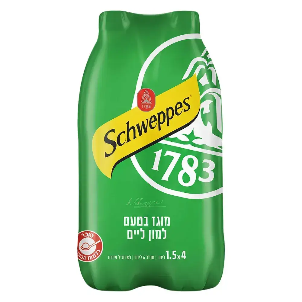 רביעיית שוופס למון ליים 1.5 ל'