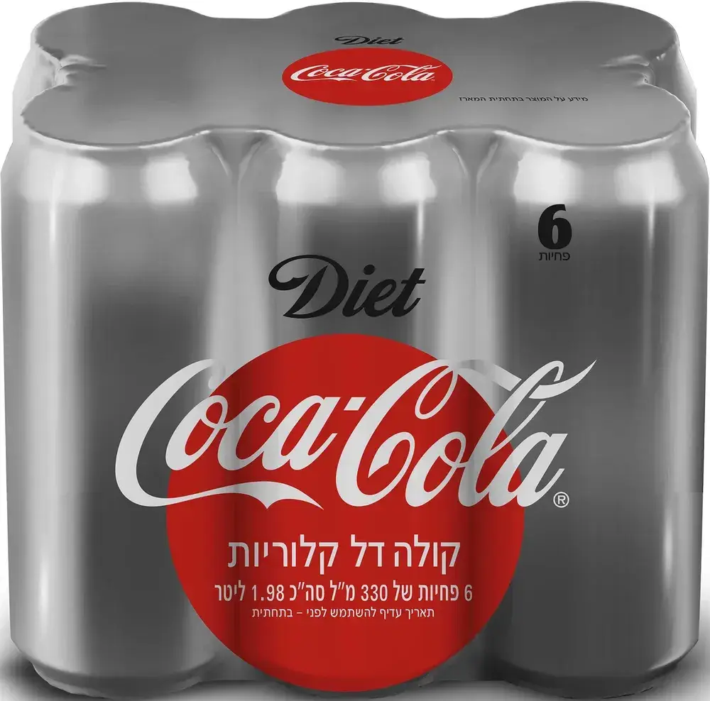 שישיית דיאט קולה 250 מל
