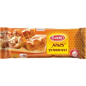 עוגת דבש ותפוע ופירורים 400 ג'' אסם