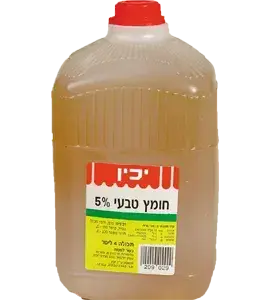 חומץ 5% יכין 4ליטר