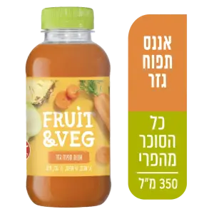 משקה קל אננס תפוח גזר 2