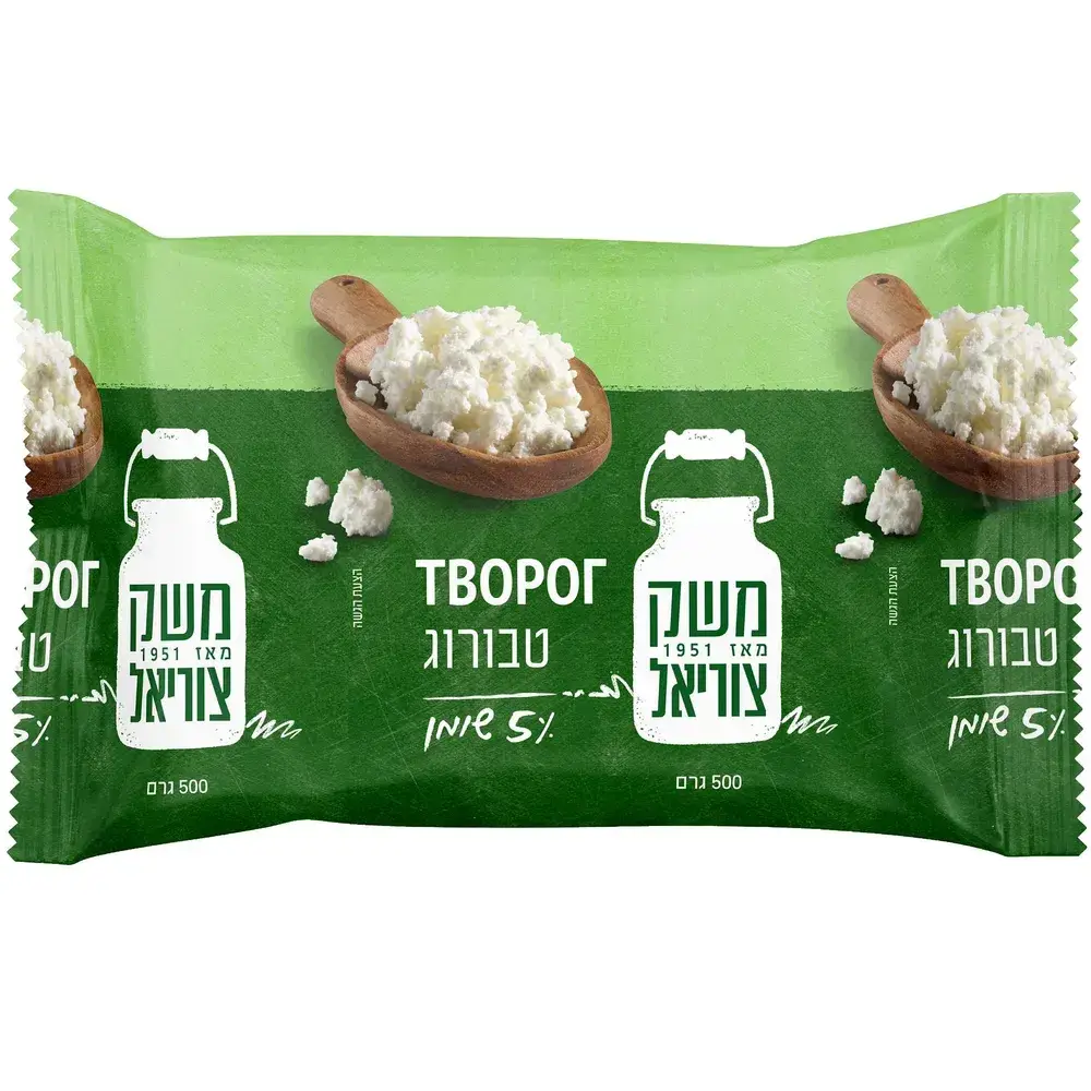 גבינה טבורוג 5% טרה 500ג'