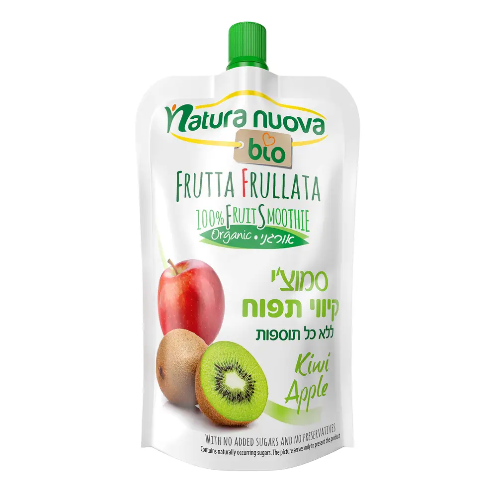 נטורה נובה - סמוזי קיווי תפוח אורגני