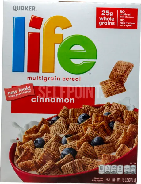 דגני בוקר בטעם קינמון 370 גרם  Life