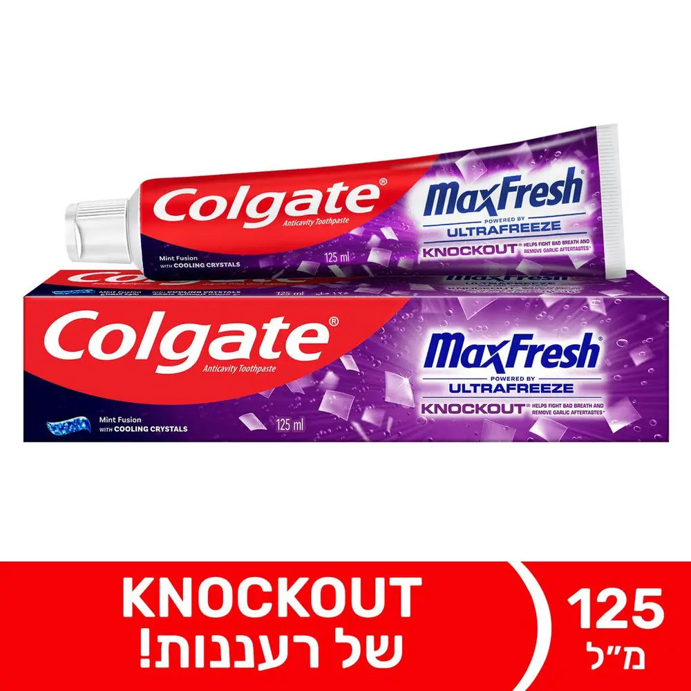 משחת שיניים קולגייט מקס פרש אולטרה פריז 125 מ"ל