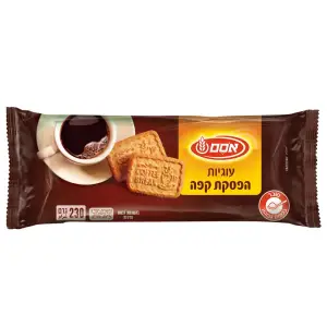 אסם עוגיות הפסקת קפה ח.מלאה גביע 12*230ג