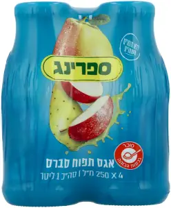 רביעיית ספרינג אננס סברס תפוח 250 מל 2
