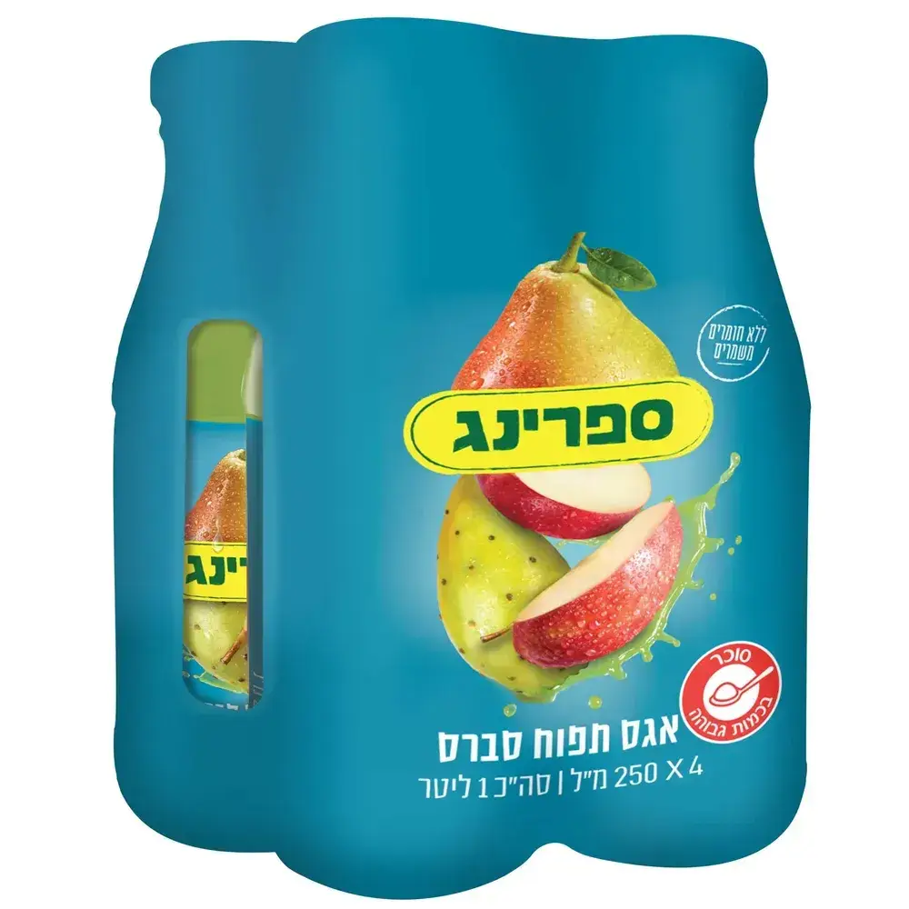 רביעיית ספרינג אננס סברס תפוח 250 מל