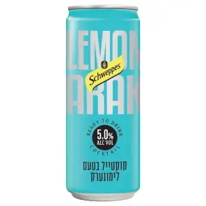 שוופס קוקטייל בטעם לימונערק פחית 330 מל
