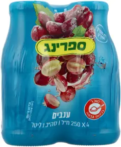 רביעיית ספרינג ענבים 250 מל 2