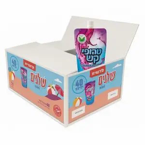 שלוקים משקה קל ענבים 40 יח'