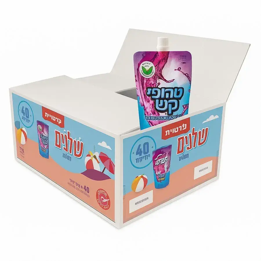שלוקים משקה קל ענבים 40 יח'