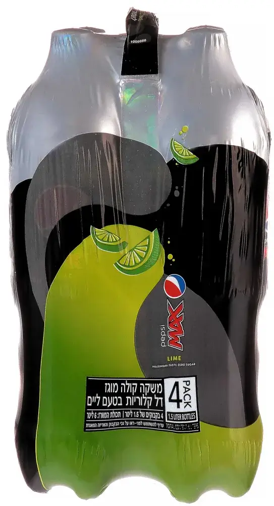רביעיית פפסי מקם ליים 1.5 ל