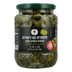 מיני קורנישונים מלפפונים 680 גרם