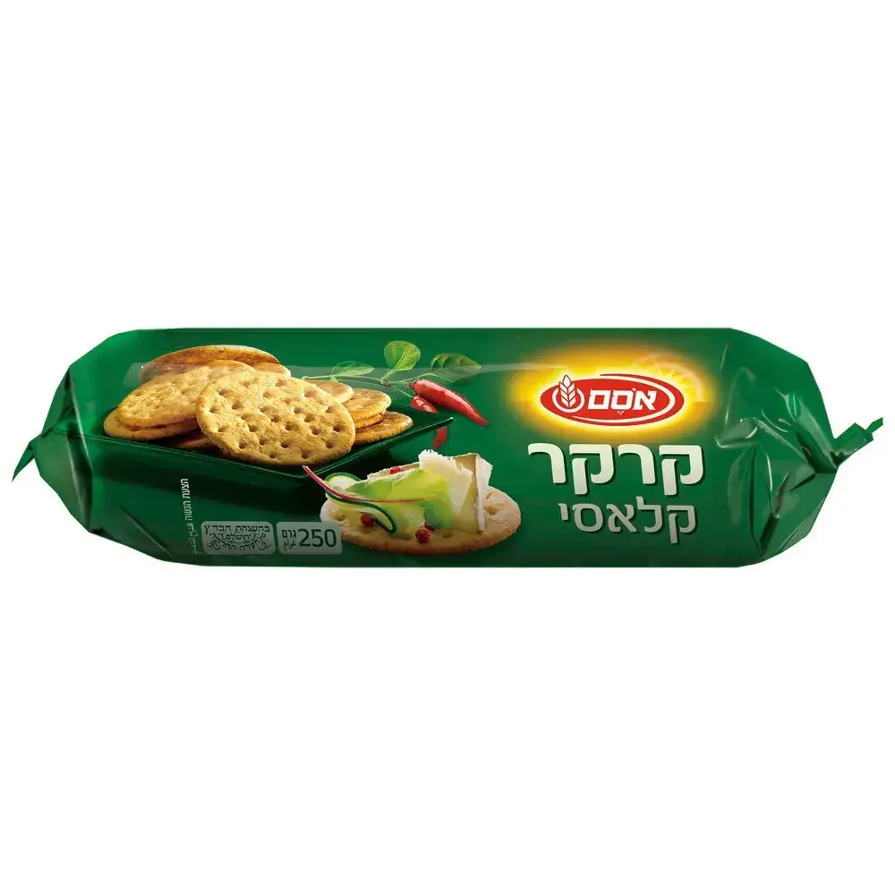 אסם קרקר קלאסי 12*250גרם
