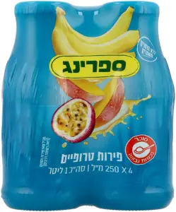 רביעיית ספרינג פירות טרופיים 250 מל 2