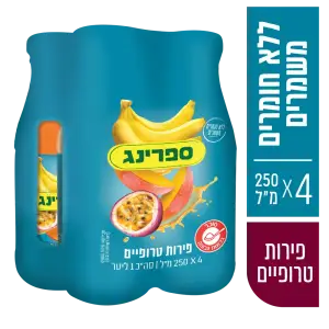 רביעיית ספרינג פירות טרופיים 250 מל 3