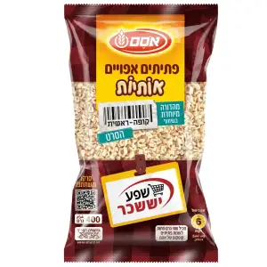פתיתים אפויים אסם מהדורת אותיות 400 גרם