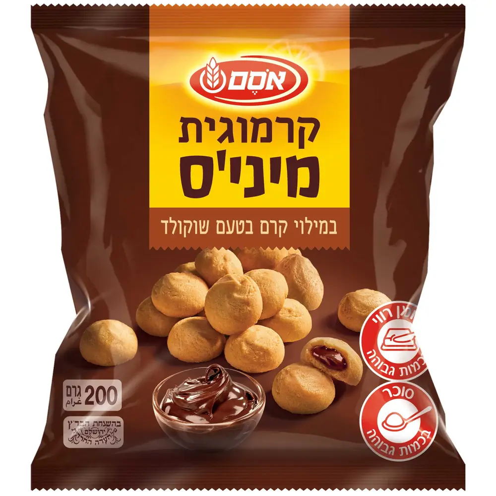 אסם קרמוגית מיני שוקו  12*200גרם