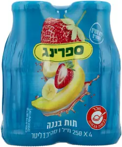 רביעיית ספרינג תות בננה 250 מל 2