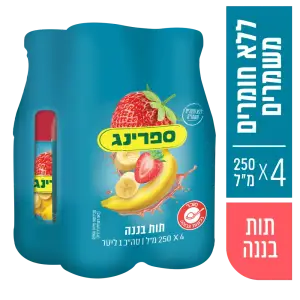רביעיית ספרינג תות בננה 250 מל 3