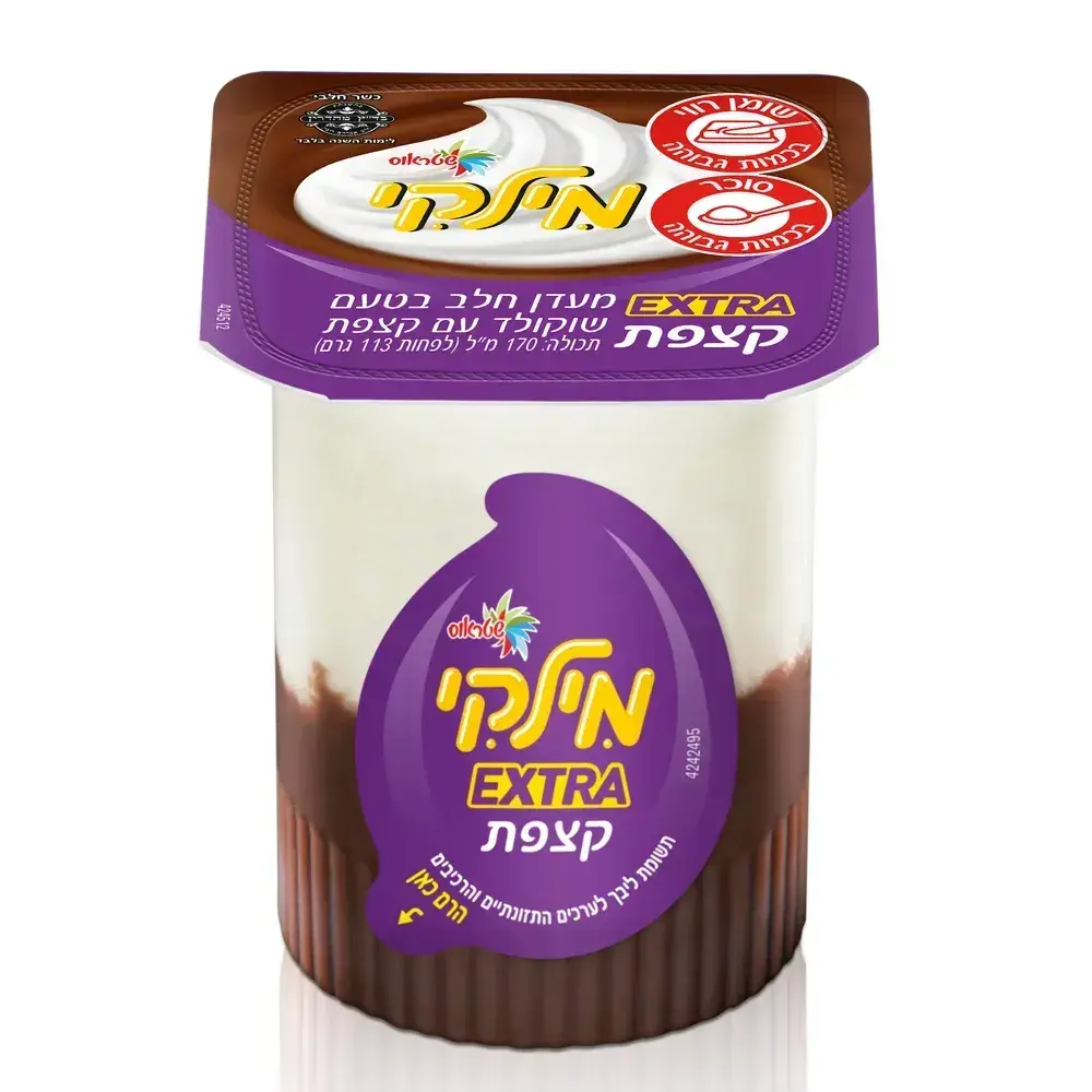 מילקי אקסטרה קצפת 170 מל