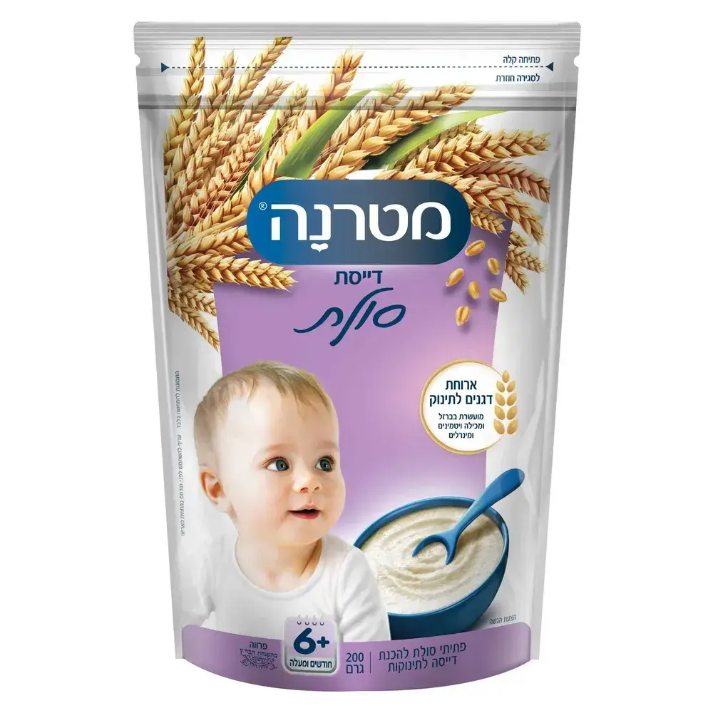 מטרנה דייסת סולת פרוביוטיקה 12*200גרם