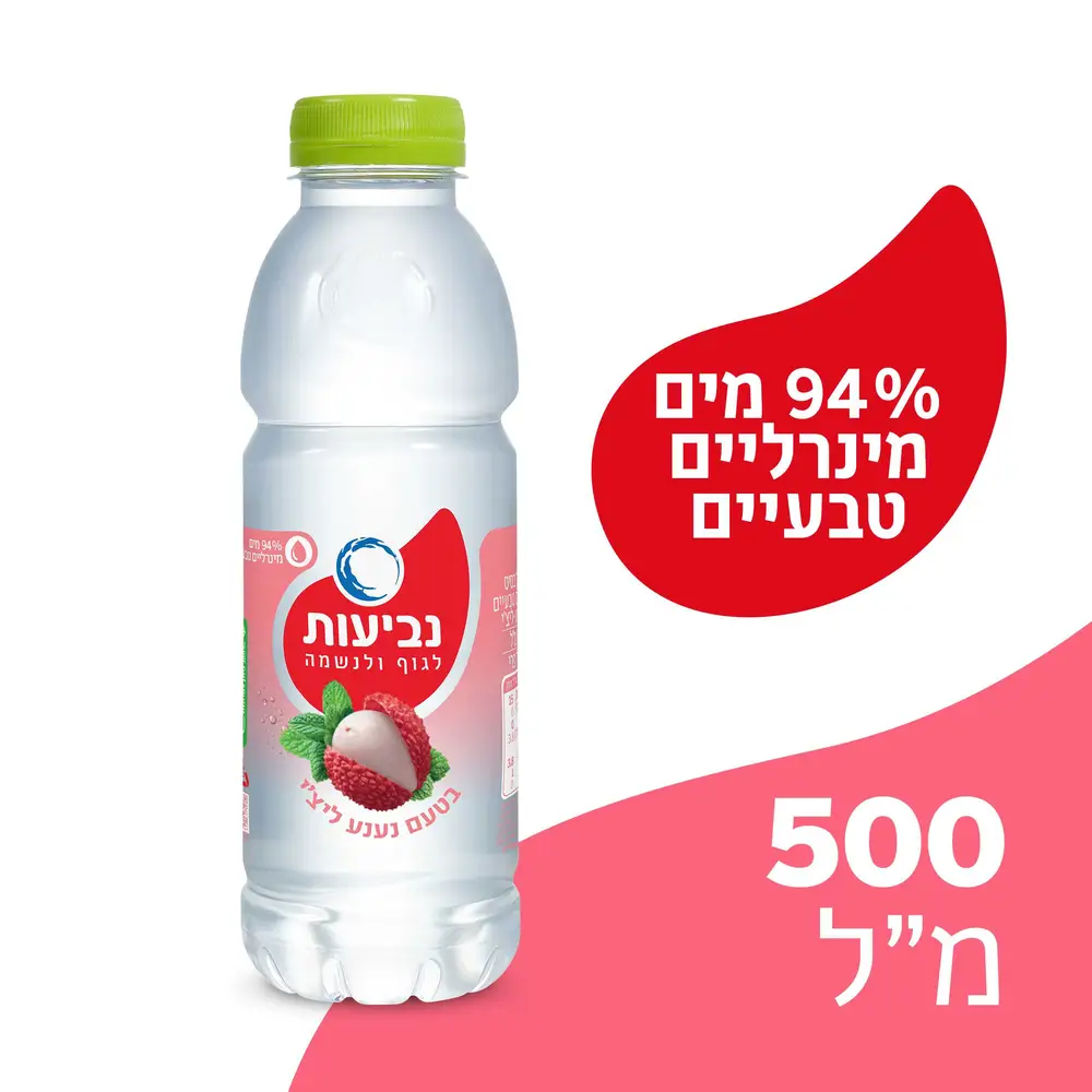 נביעות+ נענע ליצ'י 0.5ל'