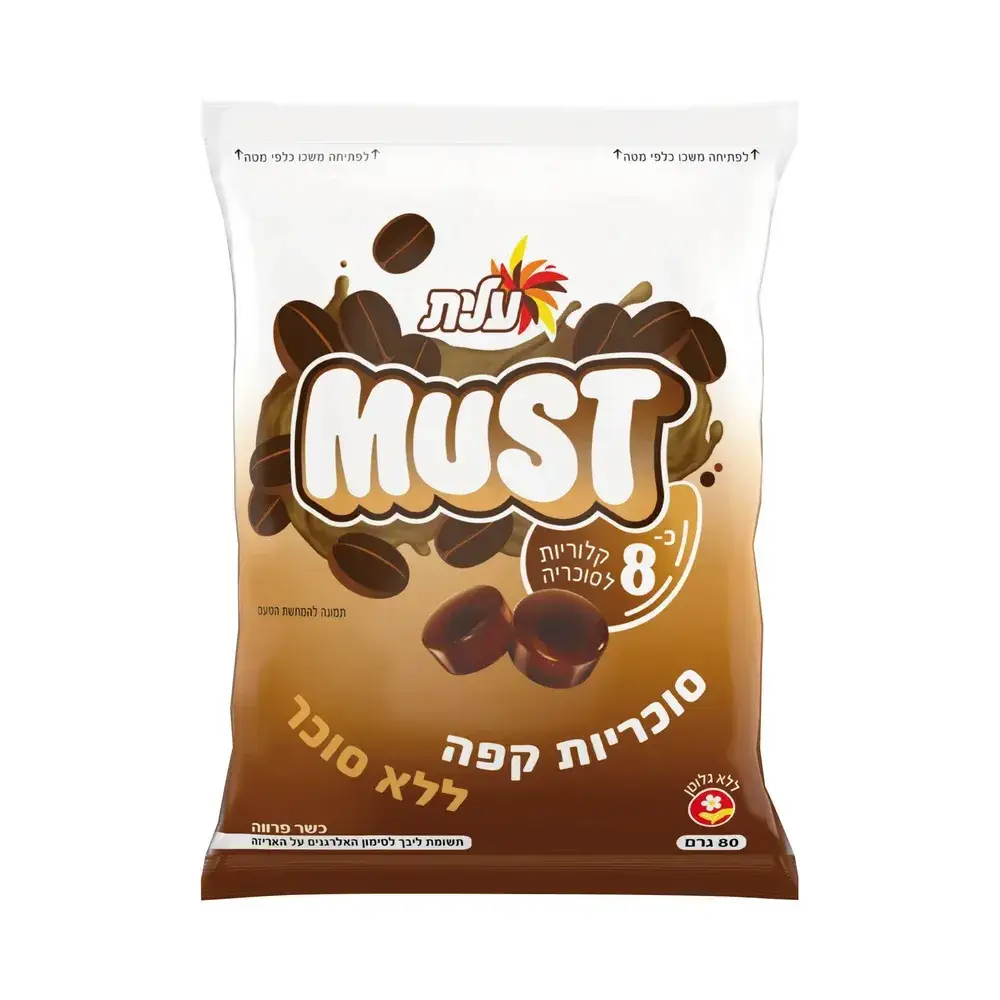 סוכריות מאסט ללס קפוצ'ינו 80 ג'