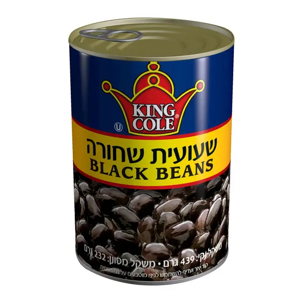 קינג קול שעועית שחורה 439 גרם