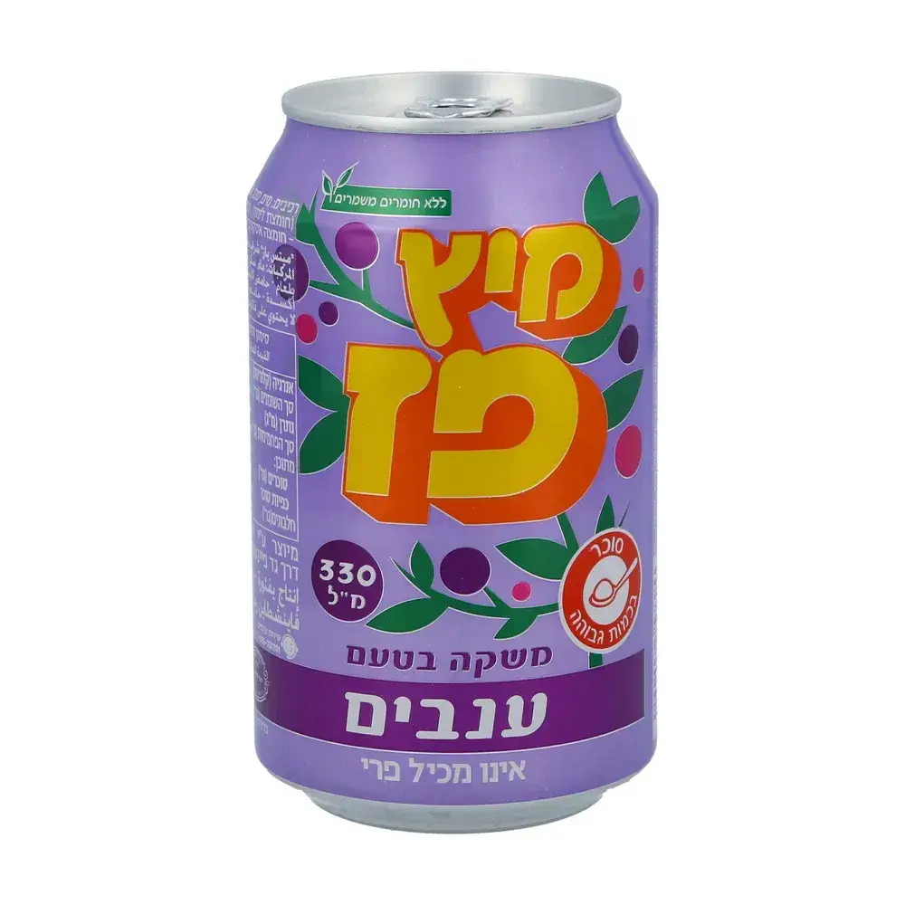 מיץ פז ענבים פחית